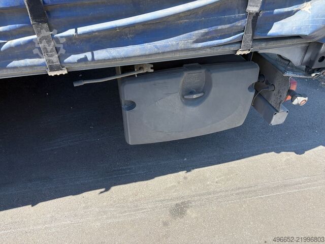 Open semitrailer with tarp Fruehauf 