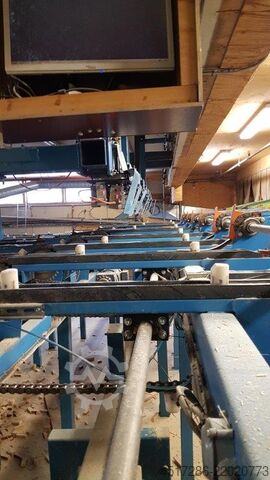 Linie de tensiune, îmbinare tip finger-joint și linie de rindeluire  