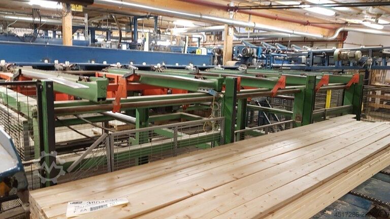 Linie de tensiune, îmbinare tip finger-joint și linie de rindeluire  