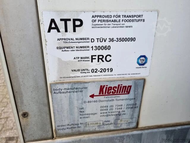 การขนส่งแช่เย็น/แช่แข็ง DAF LF 45.220 Kuhlkoffer Thermoking T1000R LBW ST38...