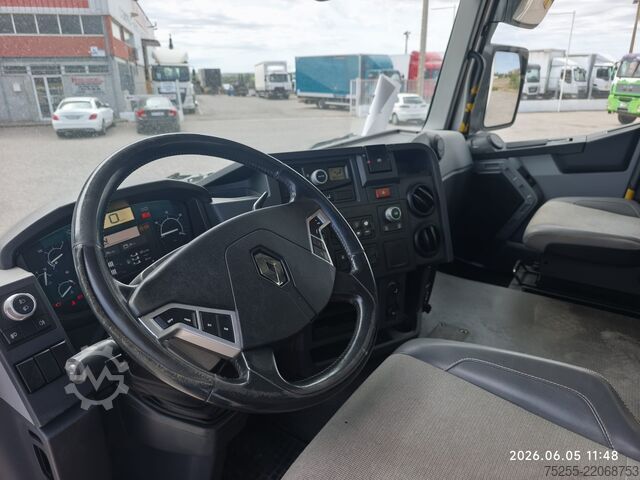 Trak rata dengan terpal RENAULT 26.380 C 6X2 EURO 6