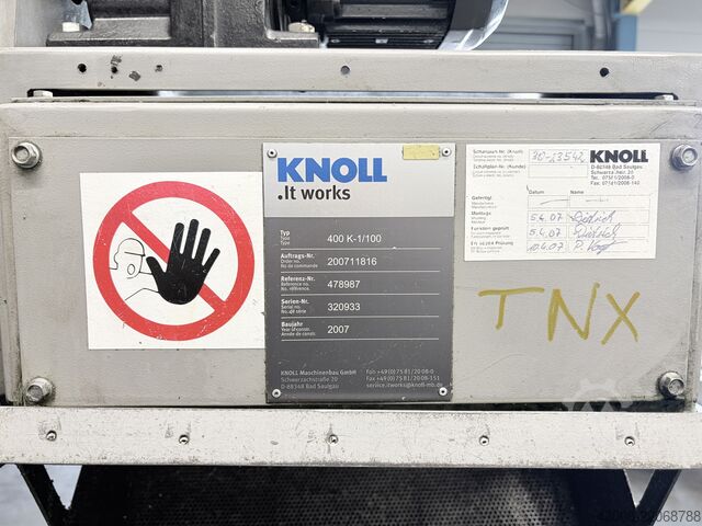 Băng tải phoi KNOLL 400 K-1/100