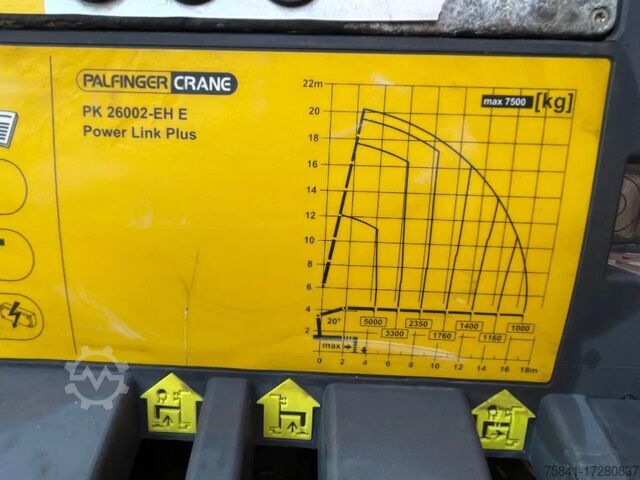 Kamion sa kranom Scania G 490 CB 8x4 Euro 6 Palfinger PK 26002-EH E