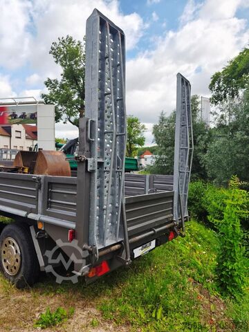 重機運搬トレーラー Barthau Anhänger LHS 5000 mit Auffahrrampen