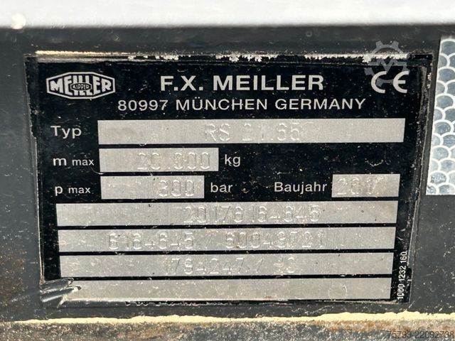卷臂钩自卸卡车 MERCEDES-BENZ 2551 Actros MEILLER Abroller 6x2