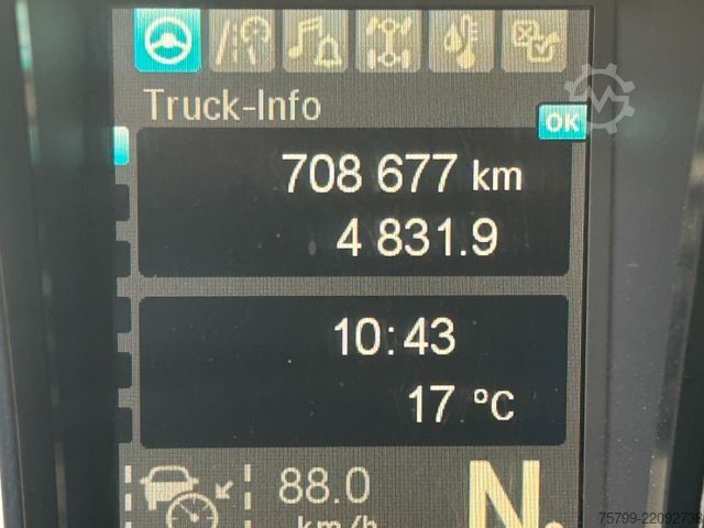 卷臂钩自卸卡车 MERCEDES-BENZ 2551 Actros MEILLER Abroller 6x2