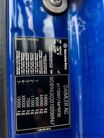 卷臂钩自卸卡车 MERCEDES-BENZ 2551 Actros MEILLER Abroller 6x2