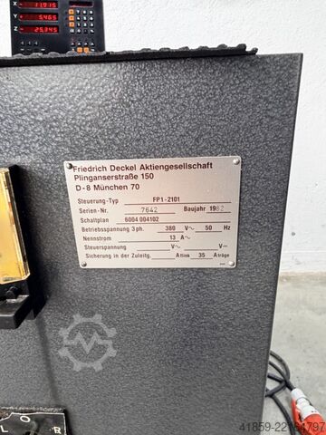 工具铣床 - 通用 DECKEL FP 1 - 2101 Aktiv