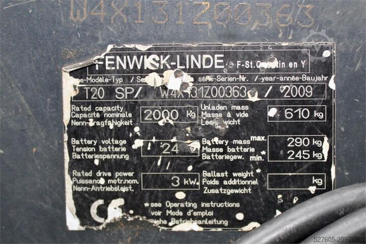 Ručni paletni viljuškar Linde T 20 SP