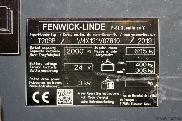 Ručni paletni viljuškar Linde T 20 SP FRUTERA