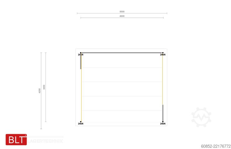 Varastointialusta 21,25 m² Lagerbühne , OK 300 cm 500 kg/m², sofort ab Lager