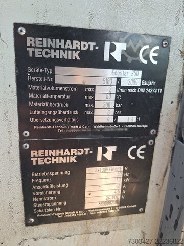 Maskin for produksjon av isolerglass Reinhardt ECOSTAR 250
