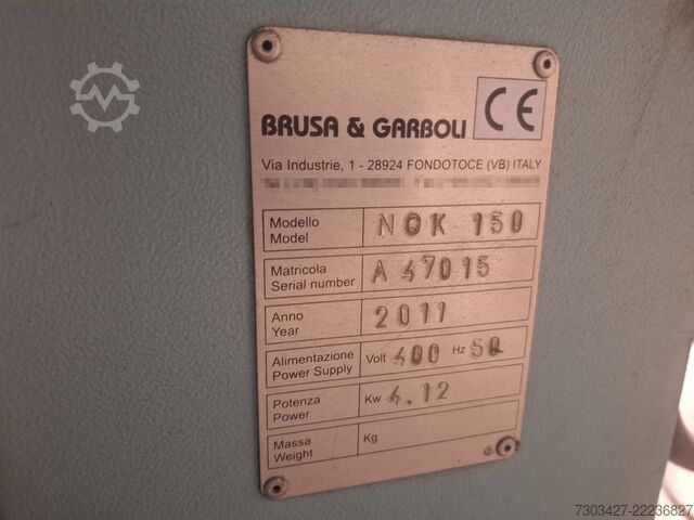 Lentu slīpmašīna BRUSA NOK 150