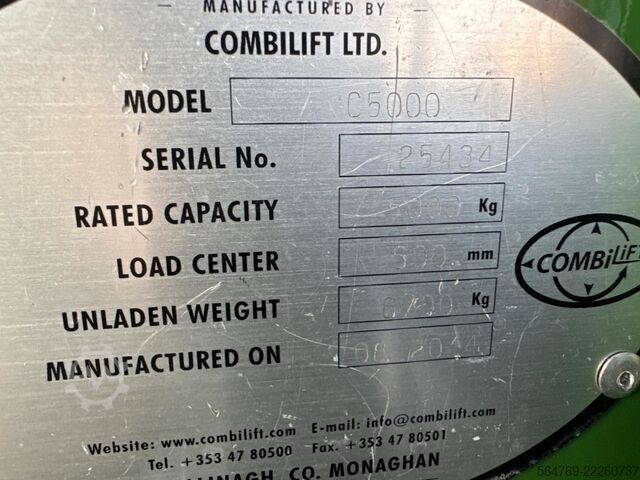 Empilhadeira multidirecional Combilift C5000 / 5500 mm / free lift
