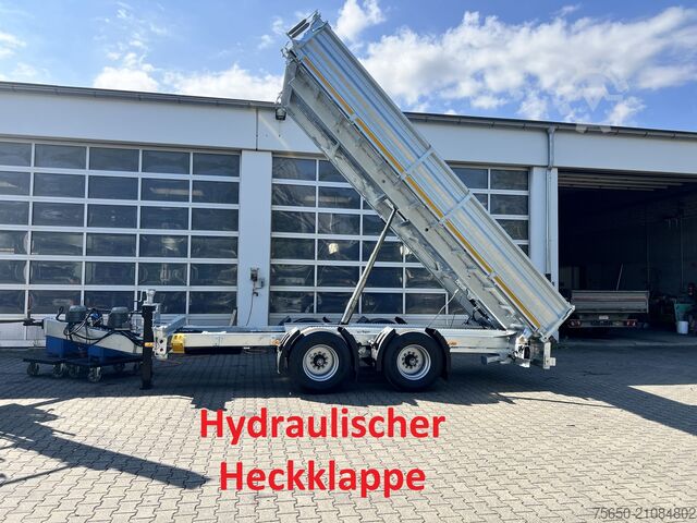 Tipper trailer Möslein TTD 19 B  neuer 19 t Tandemkipper- Tieflader hydraulischer Klappe