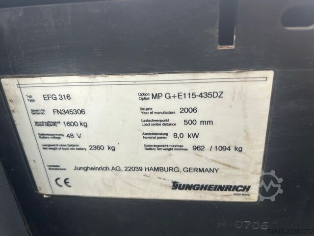  Jungheinrich EFG 316