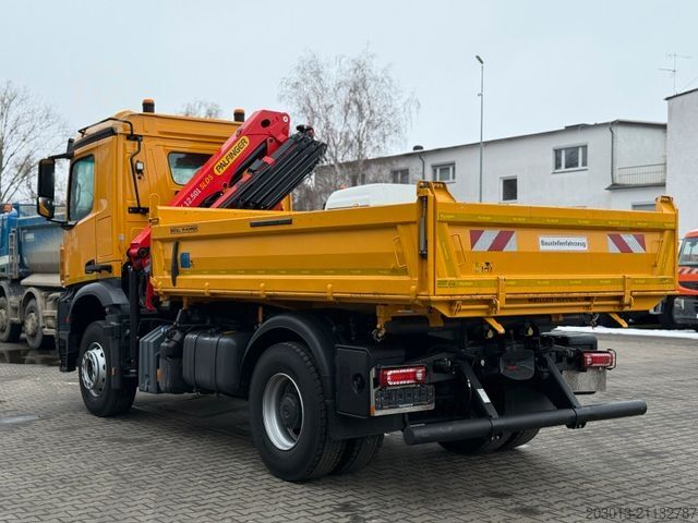 Ανατρεπόμενο φορτηγό MERCEDES-BENZ AROCS 1843 4x2 Kipper Kran Palfinger PK12.501