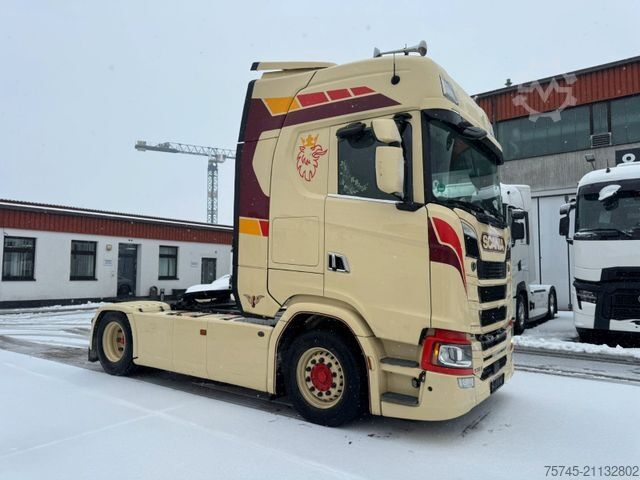 Standard dragbil SCANIA S 500 * STANDKLIMA * RETARDER * 2 X TANK * TOP *