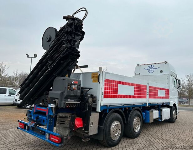 Kuorma-autoon asennettu nosturi DAF XF 510 LL/ Retarder/ Hiab 262 E-8+Funk+5+6 Kreis