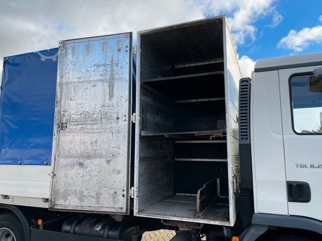 Transportador con plataforma y toldo MAN TGL 8.210 BB Pritsche/ 2xAHK+Öl/ NL  2.9t