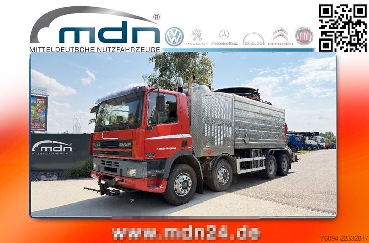 Cistercijsko vozilo za vakuumsko izvlačenje DAF CF 85.430 8x4 Saug-Druck Kombispüler
