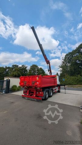 Kamion s kipom s pomičnim kontejnerom MERCEDES-BENZ Arocs 2532 6x2 Kipper Bordmatik KRAN Abrollkippe