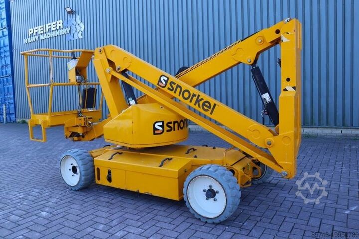 Articulated boom lift Snorkel A38E Electric, 13.5m Working Height, 6.1m Reach, 2