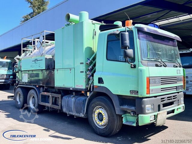 Sugande fordon DAF AS85XC Inox tank ADR, Euro 2, Reduction axle