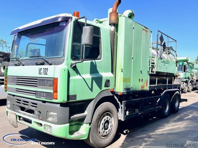 Sugande fordon DAF AS85XC Inox tank ADR, Euro 2, Reduction axle
