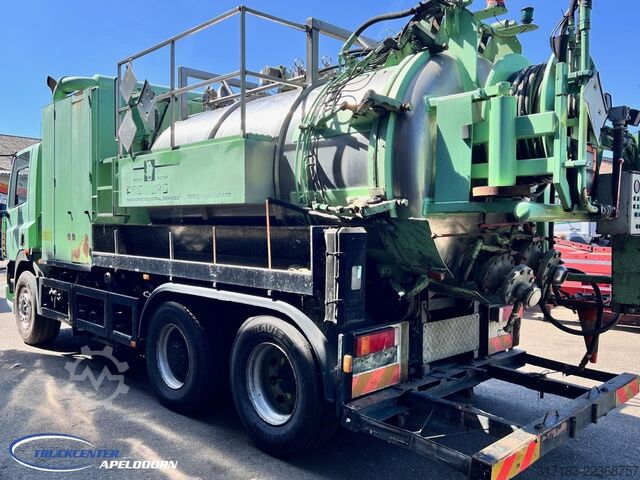 Sugande fordon DAF AS85XC Inox tank ADR, Euro 2, Reduction axle