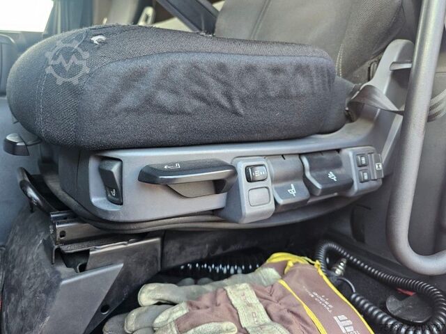شاحنة بمسطحة ومشمع SCANIA G410 Volumen, Edscha, Hubdach+Tandemhänger