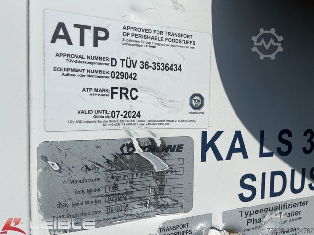 Semi-remorque frigorifique KRONE SDR*Frigo Pharma*Carrier Vector 1950*Liftachse*