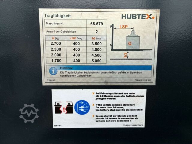 Mehrwegestapler Hubtex DS 27
