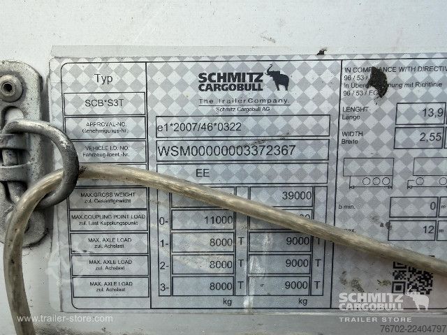 Auflieger mit Pritsche & Plane Schmitz Cargobull Curtainsider Standard