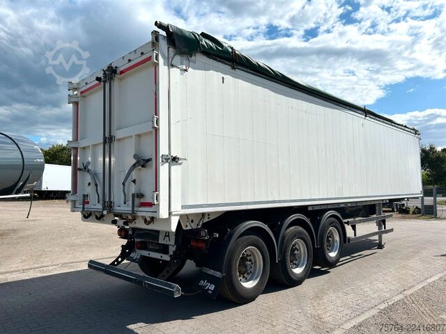 Tipper semitrailer LANGENDORF 52,5m³ Kippauflieger / Kombitür / 2x Schieber