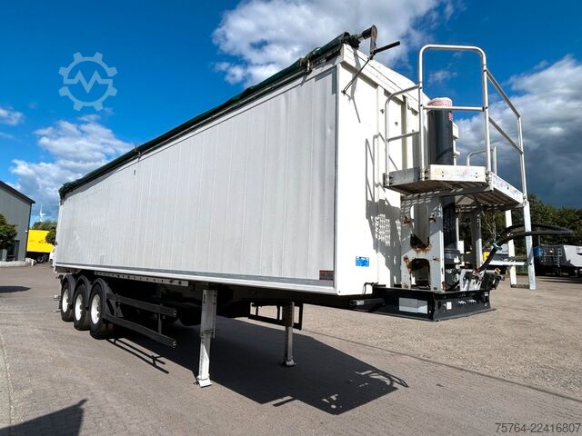 Tipper semitrailer LANGENDORF 52,5m³ Kippauflieger / Kombitür / 2x Schieber