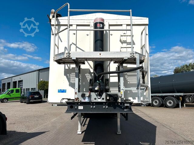 Tipper semitrailer LANGENDORF 52,5m³ Kippauflieger / Kombitür / 2x Schieber