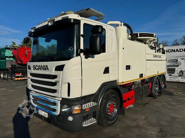 Siurbimo transporto priemonė Scania G440 6x2*4, Euro 6, Wiedemann Super 2000 (6+4,5...