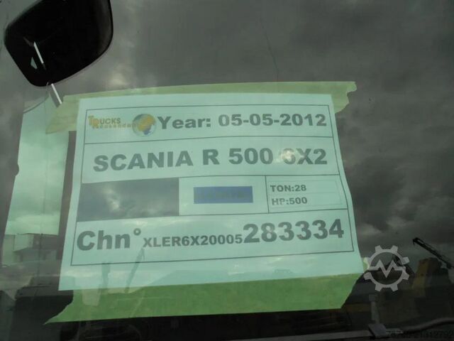 Lona deslizante Scania R500 V8 + Euro 5 + Retarder + Lift + 6x2