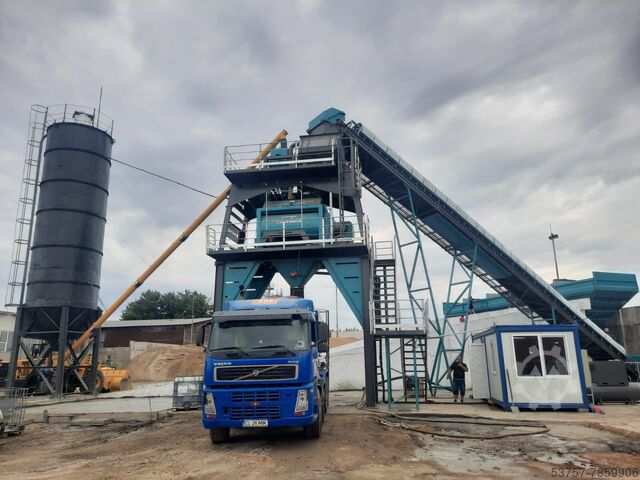 Stationary concrete mixing plant 120M3/H