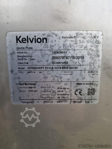 šaldymo įrenginys Kelvion Goedhart PLK.s 32x8-6599-60x60