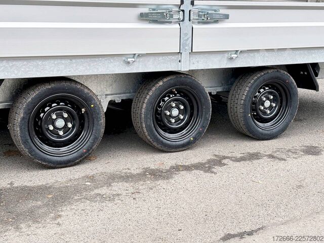 Hochlader Hapert Trailers HAPERT AZURE H-3 | TRIDEM 605X220X30CM 3500KG HOCHLADER | NFW | PARABELFEDER