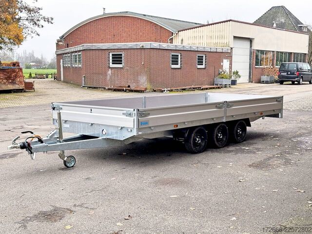 Hochlader Hapert Trailers HAPERT AZURE H-3 | TRIDEM 605X220X30CM 3500KG HOCHLADER | NFW | PARABELFEDER