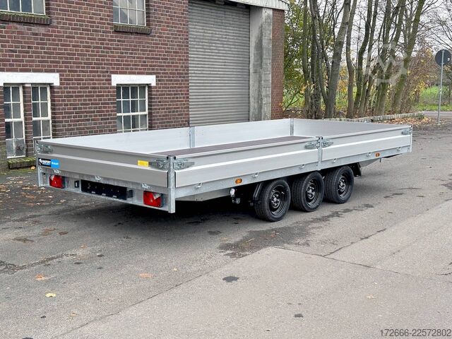 Hochlader Hapert Trailers HAPERT AZURE H-3 | TRIDEM 605X220X30CM 3500KG HOCHLADER | NFW | PARABELFEDER