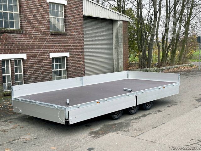 Hochlader Hapert Trailers HAPERT AZURE H-3 | TRIDEM 605X220X30CM 3500KG HOCHLADER | NFW | PARABELFEDER