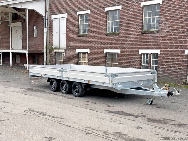 Hochlader Hapert Trailers HAPERT AZURE H-3 | TRIDEM 605X220X30CM 3500KG HOCHLADER | NFW | PARABELFEDER