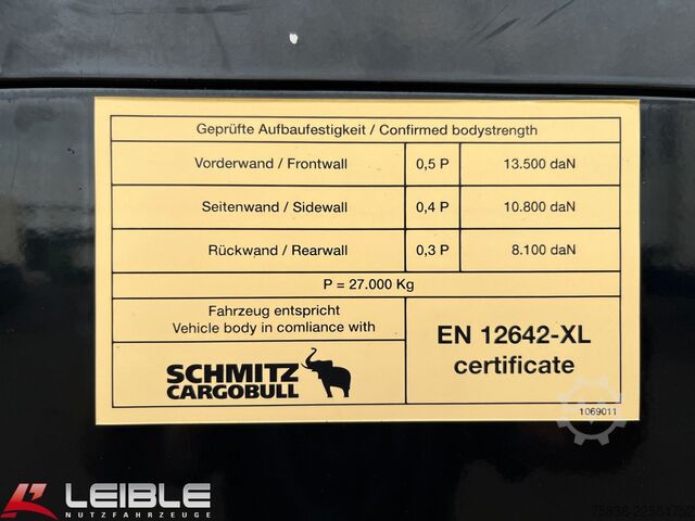 Semiremorcă deschisă cu prelată SCHMITZ CARGOBULL SCS 24/L Joloda Tautliner*Code XL*