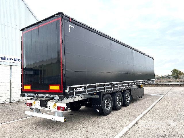 Auflieger mit Pritsche & Plane Schmitz Cargobull Curtainsider Euroliner