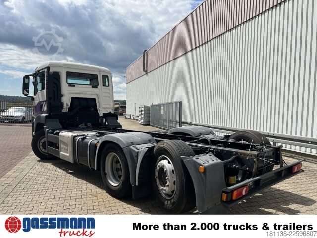 Kaminonsko podvozje MAN TGS 26.320 6X2-4 BL, Lenk-/Liftachse,