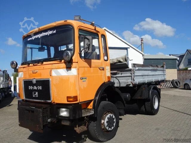 Truk jungkit MAN 16-222 MEILER KIPPER 4X4